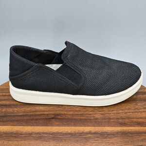 OluKai Shoes Women's 8.5 Black Ki'ihele Slip On Low Top Casual Comfort Sneakers